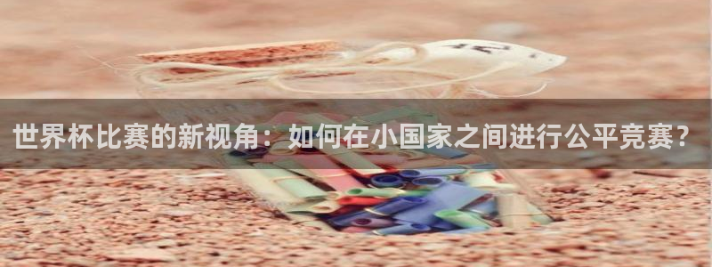世界杯官网入口：世界杯比赛的新视角：如何在小国家之间进行公平竞赛？